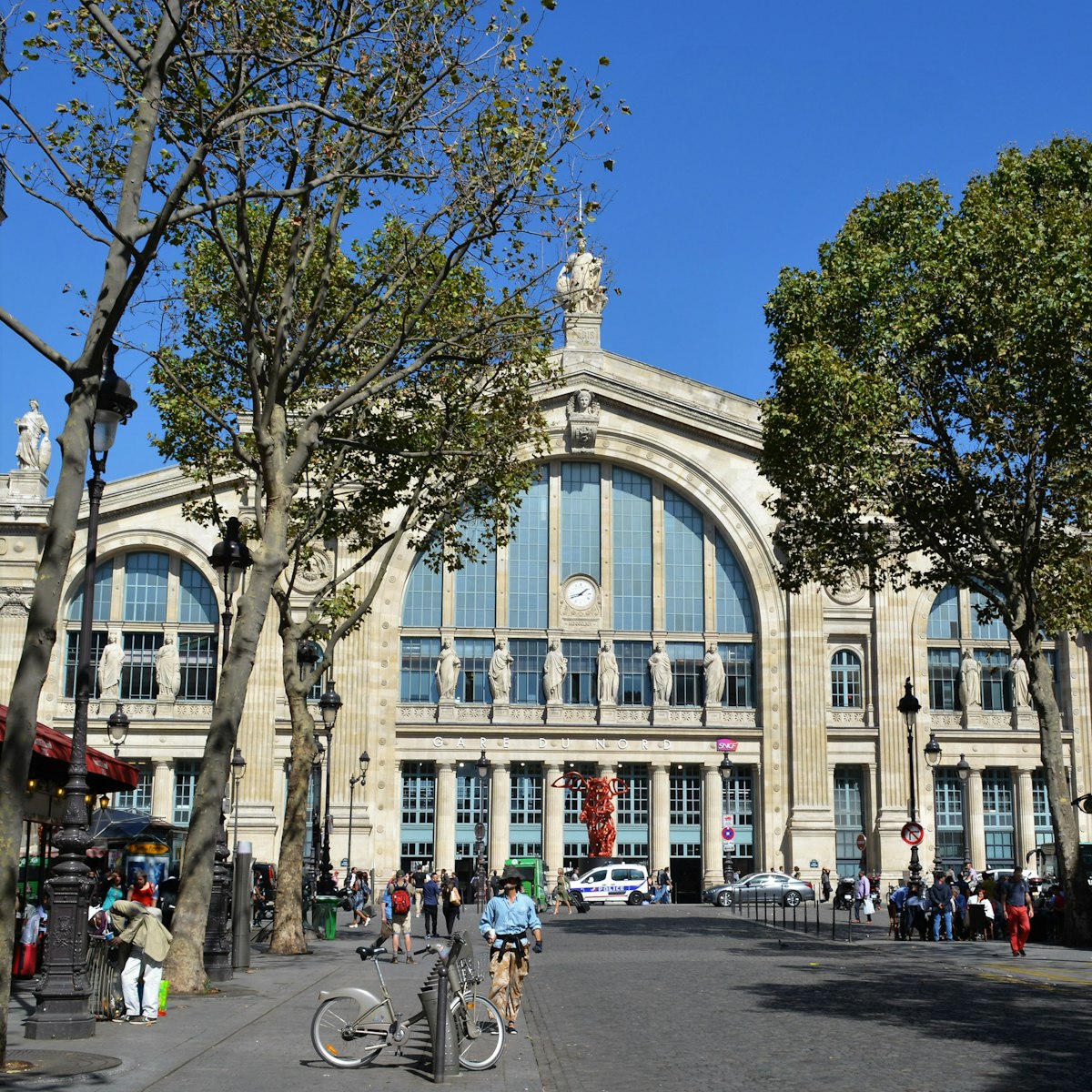 La façade de la Gare du Nord